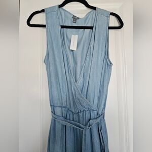 NY and Co denim jumpsuit NWT